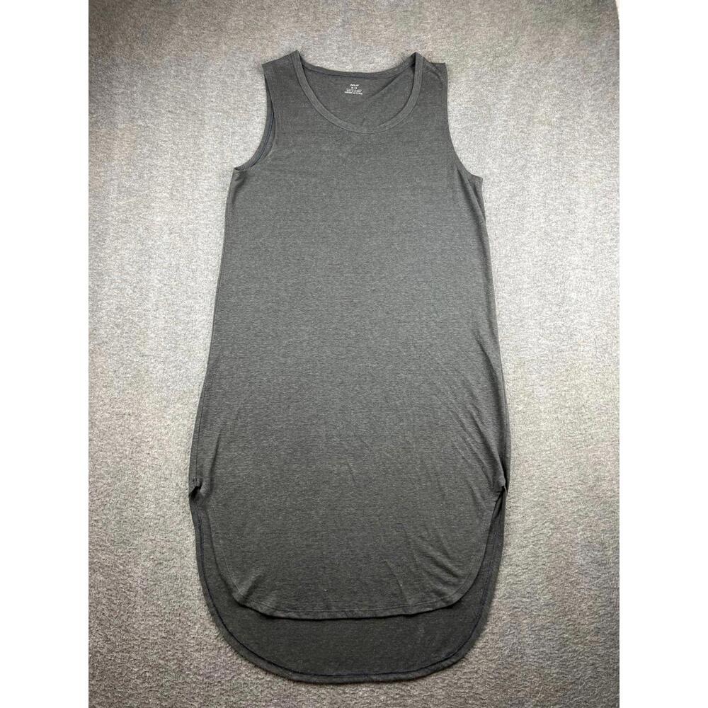 Aerie Women's Sleeveless Midi Dress Size‎ Medium Dark Gray Knit Athletic Casual